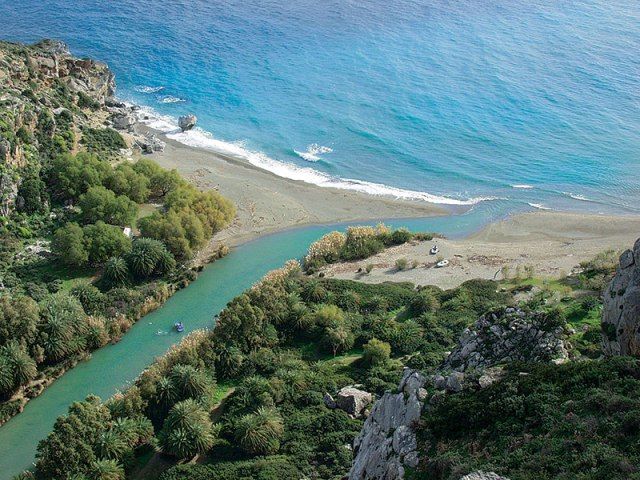 Hasil gambar untuk Pantai Preveli yunani