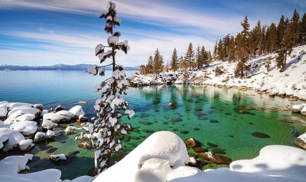 10 Potret Indah dan Tenangnya Danau Tahoe di Nevada