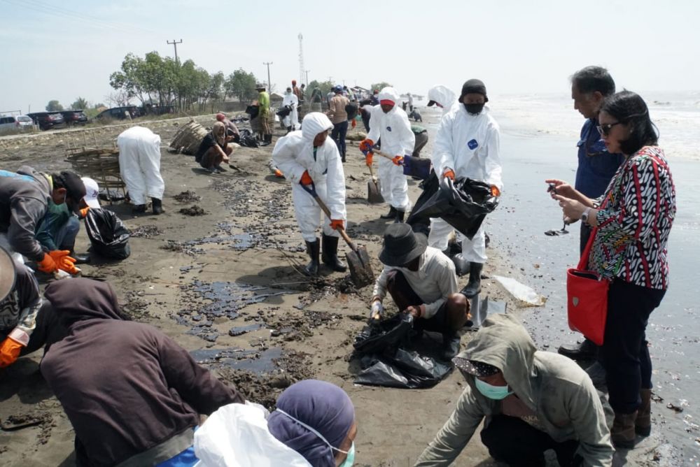 Pertamina Jamin Tumpahan Minyak Bisa Teratasi Dalam 2 Pekan