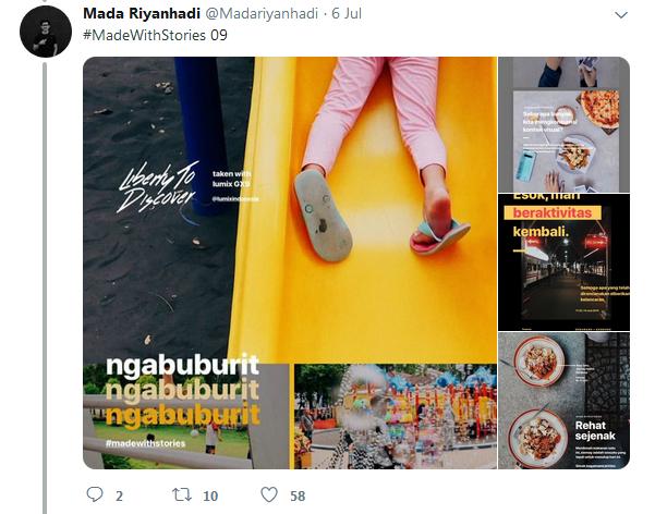 10 Inspirasi Instagram Story Kekinian dan Estetik ala Mada Riyanhadi