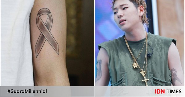 10 Potret Idol K Pop dengan Tato  Terkeren Ada Makna  