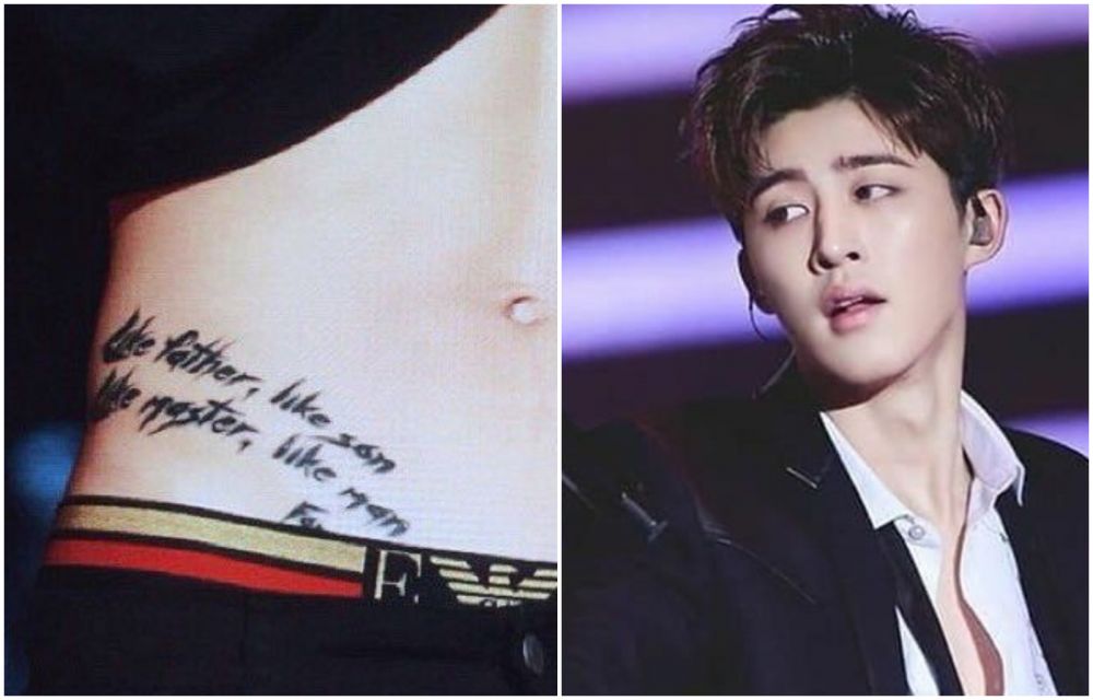 10 Potret Idol K Pop dengan Tato  Terkeren Ada Makna  