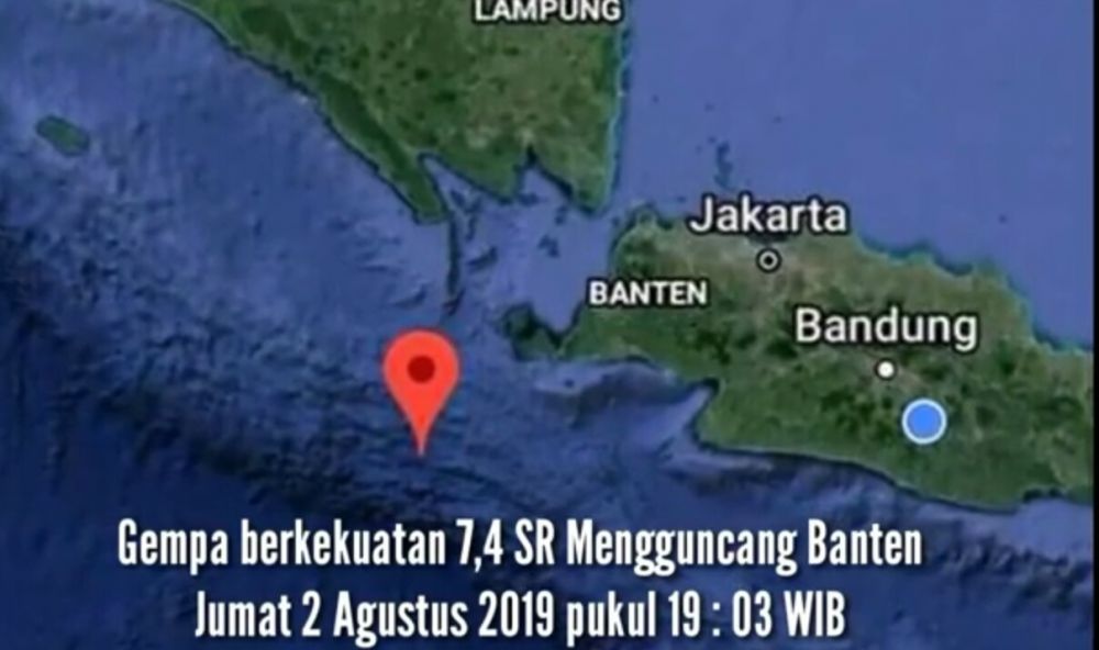 Pantai Pesisir Selatan Banten Belum Dipasang Alat Pendeteksi Tsunami 