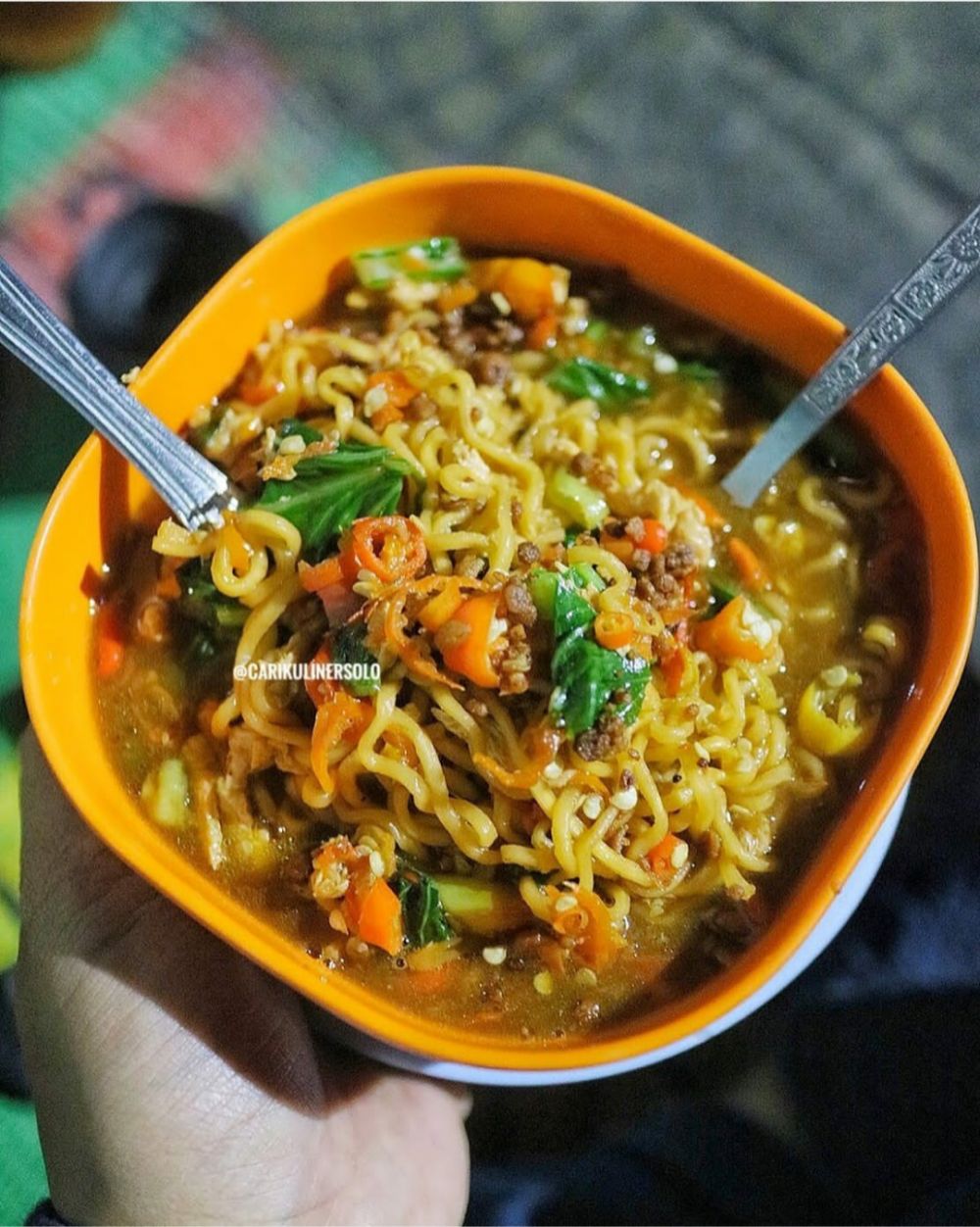 Resep Mie Nyemek Pedas