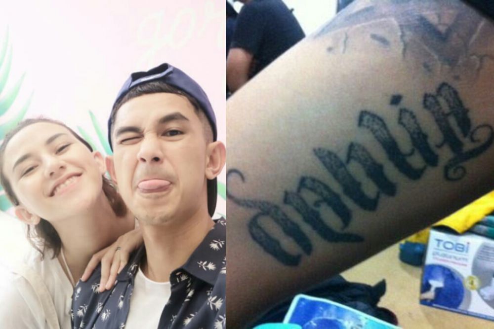 Stefan William 5 Artis Ini Ukir Tato  Bukti Cintanya ke 