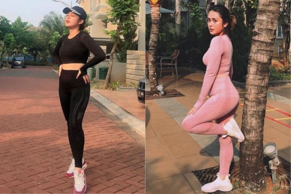10 Potret Body Goals ala Hot Mama Selvi Kitty Pasca Melahirkan, Cetar!