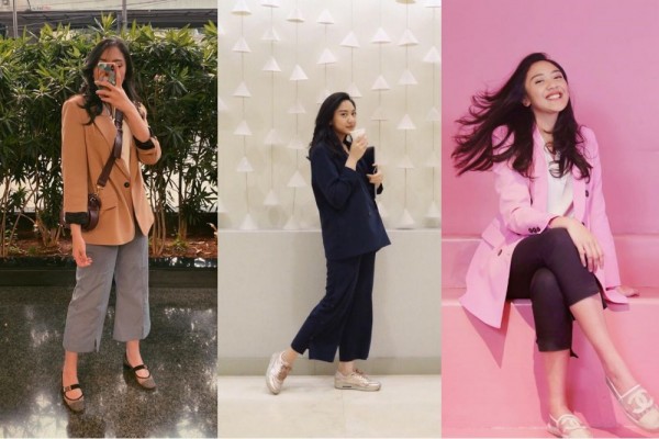 Formal Hingga Santai, 10 Mix and Match Blazer ala Putri Tanjung