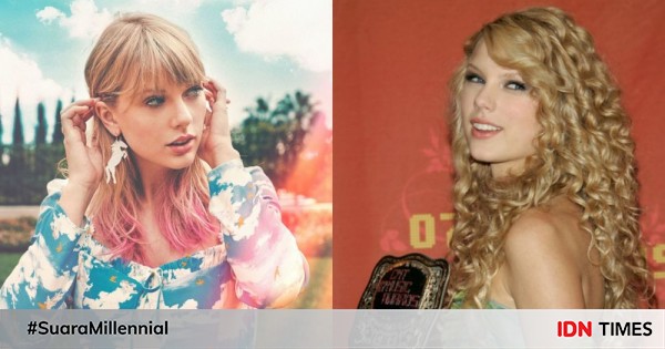 12 Transformasi Gaya  Rambut  Taylor Swift dulu  Hingga Kini 