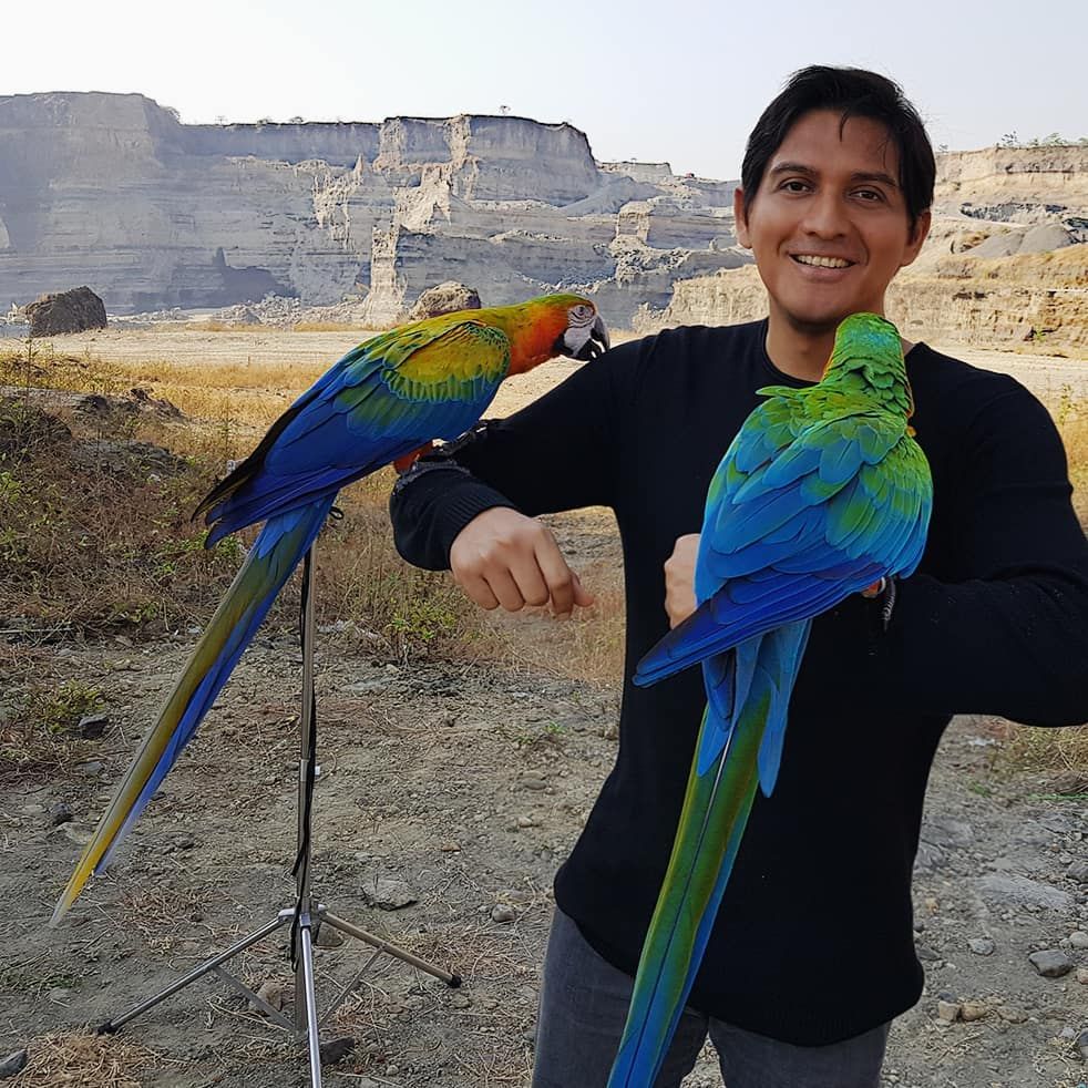 Tak Idap Ornithophobia, Ini 11 Potret Seru Seleb Pose Bareng Burung