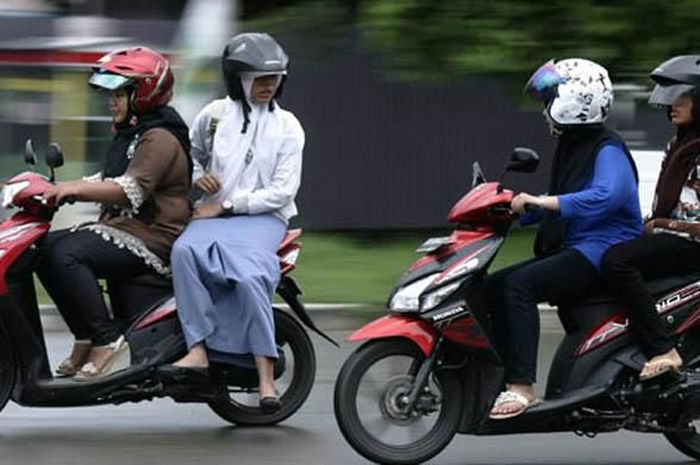 Pelanggaran Lalu Lintas Kota Bandung Didominasi Pemotor Tak Berhelm
