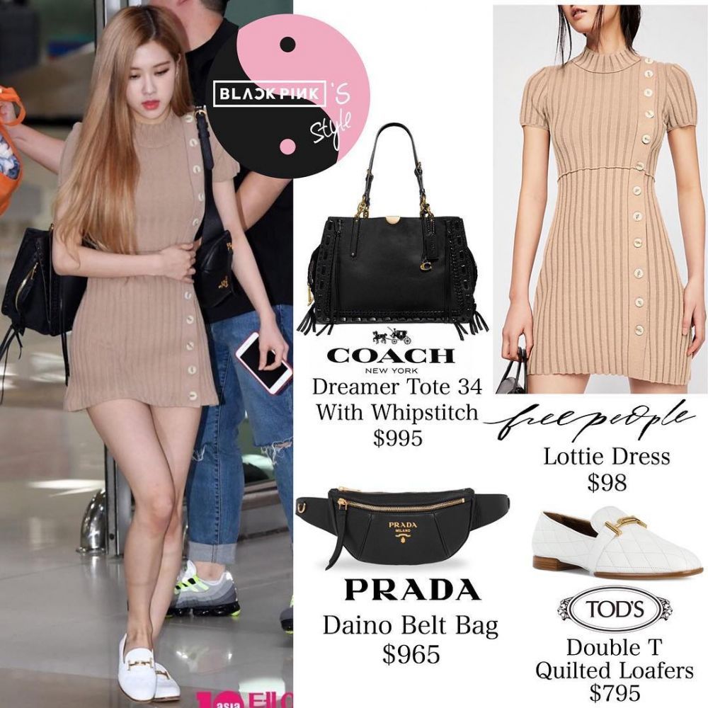 outfit rose blackpink