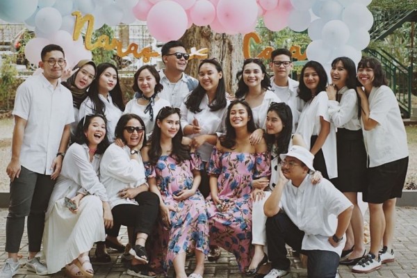 Kompak Hamil, 10 Momen Baby Shower Syahnaz dan Sahabat Menanti Lahiran