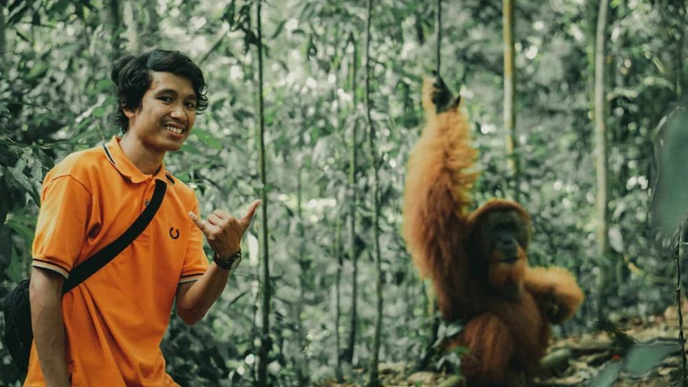 Bertualang Bertemu Orangutan, 10 Potret Memesona Wisata Bukit Lawang