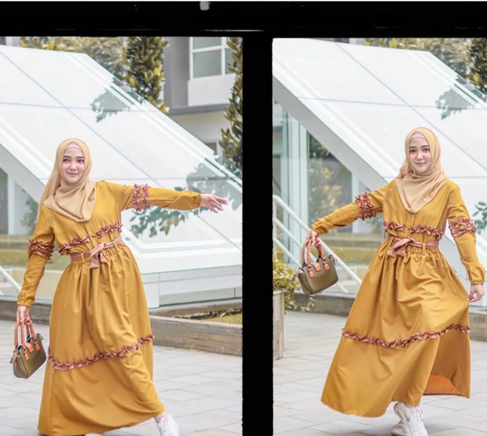 style ibu hamil modis hijab