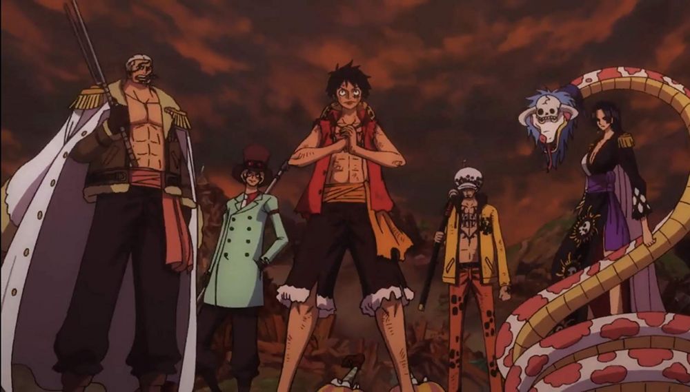 Hasil gambar untuk kerjasama melawan bullet one piece