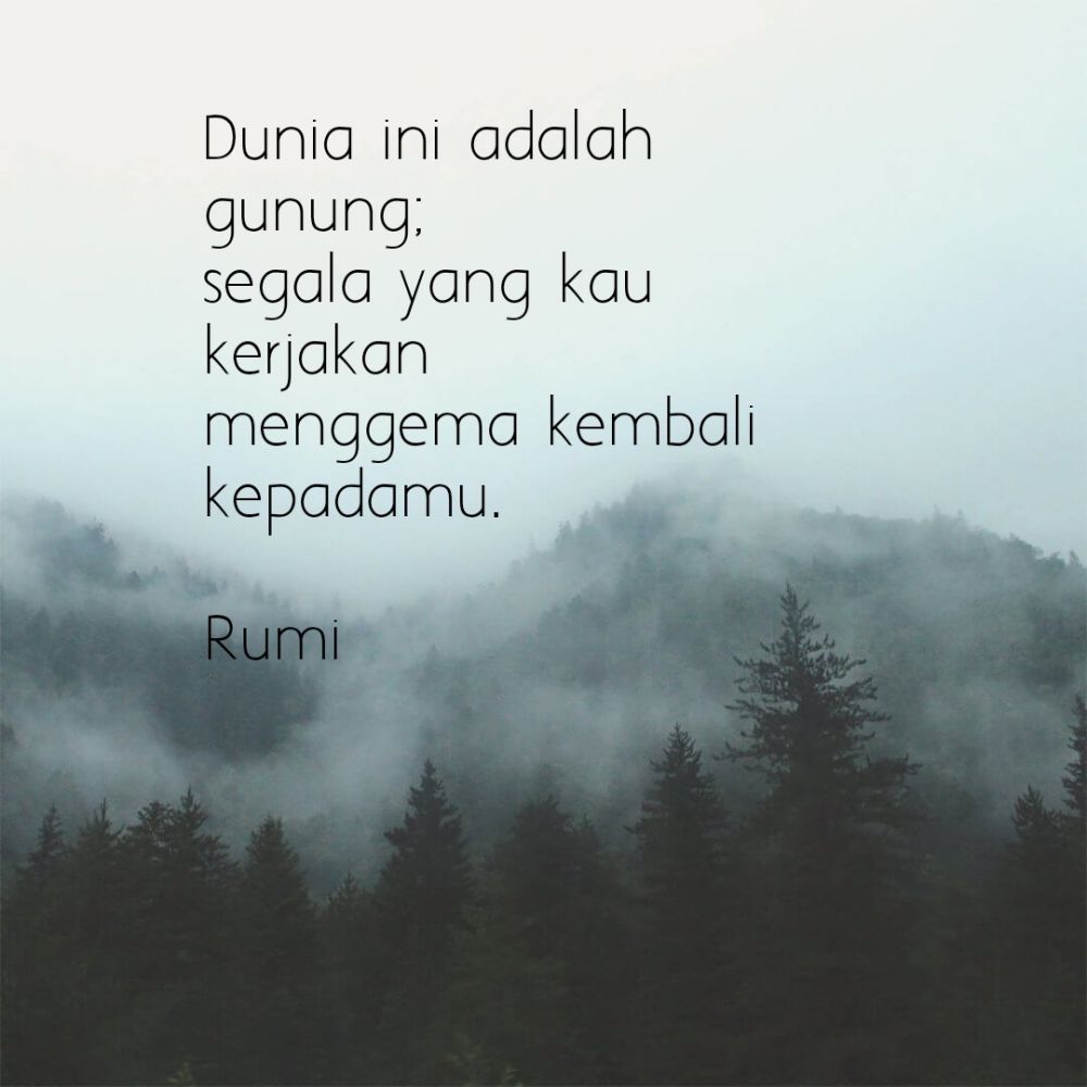10 Quotes Rumi untuk Kamu yang Berada di Titik Terendah dalam Hidup!