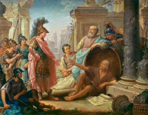diogenes of sinope painting