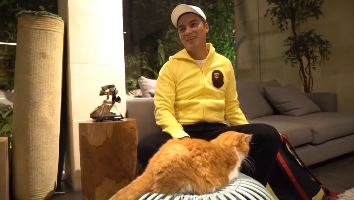 10 Momen Manis Baim Wong Bareng Kucing Kesayangan, Gemesin Banget!