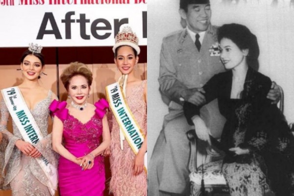 11 Pesona Dewi Soekarno Saat Menjadi Juri Miss International 2019!