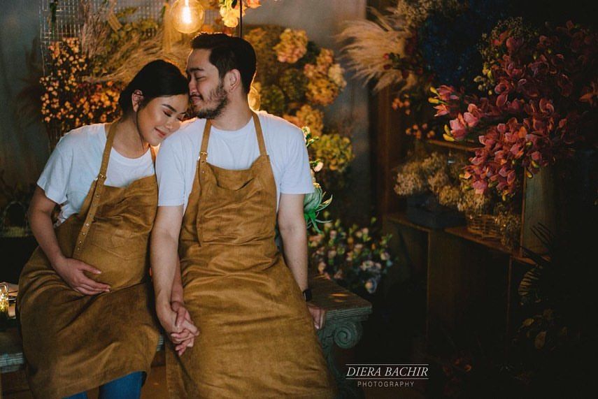 10 Momen Maternity Shoot Syahnaz dan Jeje Govinda, Manis dan Romantis