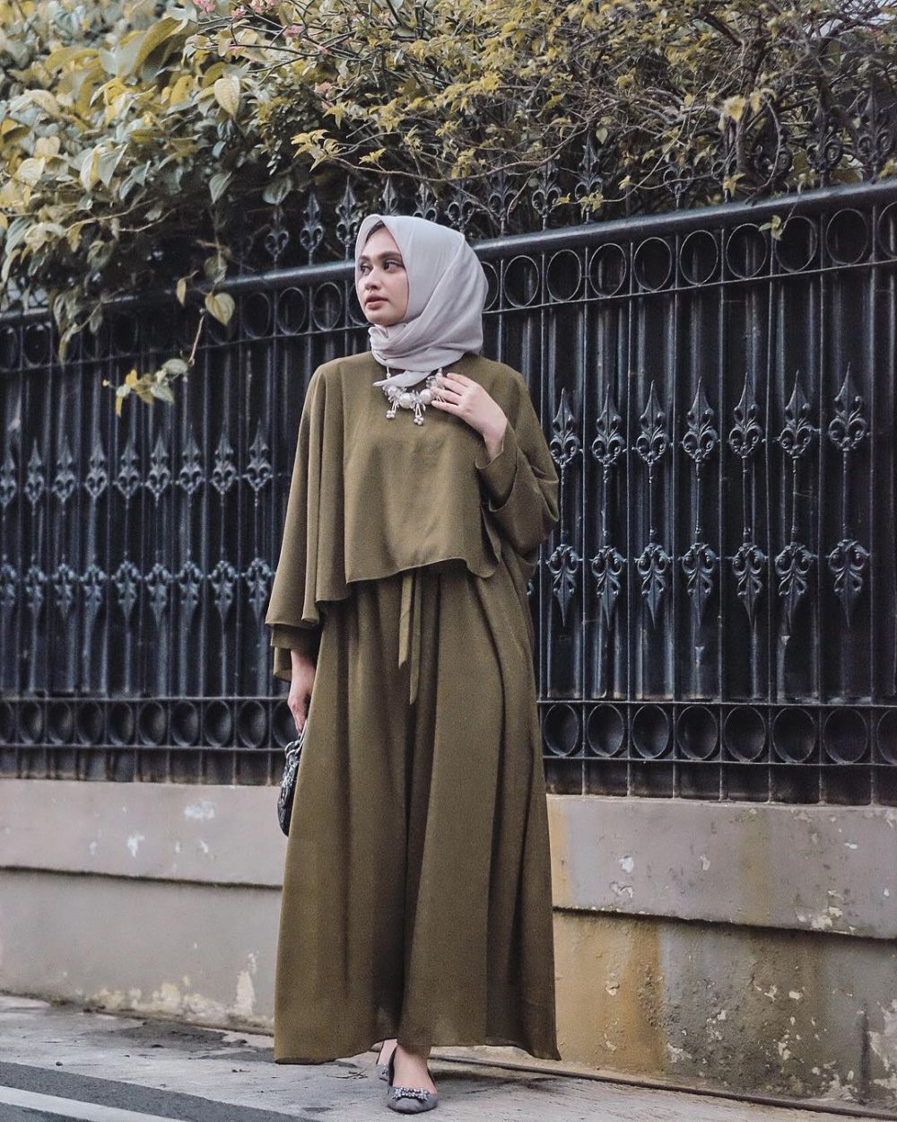 Ootd Hijab Baju Hijau Army Cocok Dengan Jilbab Warna Apa | Jilbab Gallery