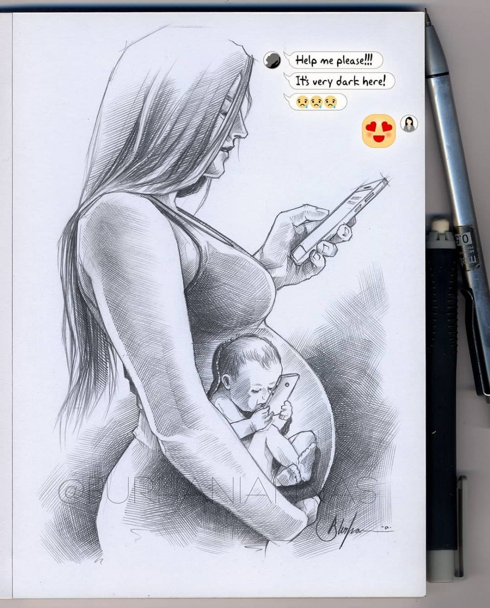 Menohok, 12 Ilustrasi Gambarkan Dunia Saat Ini Karya Burhani Annas
