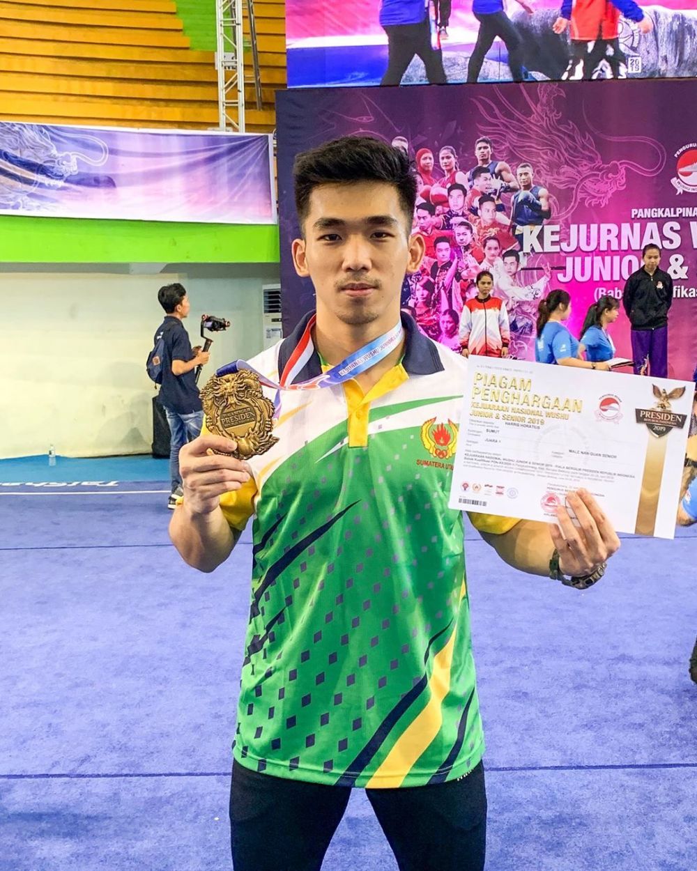 Mengenal Harris Horatius, Atlet Wushu Asal Medan Peraih Emas SEA Games