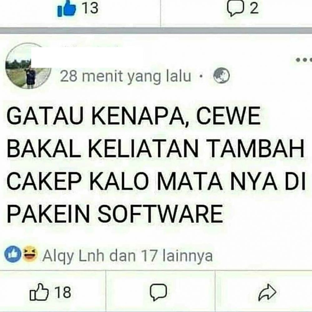 13 Status Facebook Yang Bikin Ngakak Sekaligus Kesel