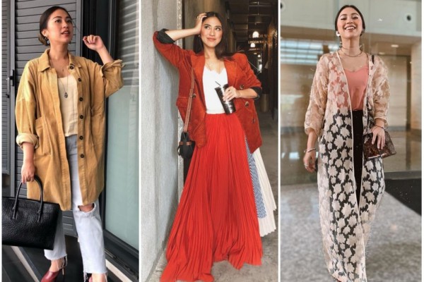 10 Ide Mix and Match Outerwear ala Tyna Kanna Mirdad, Gayanya Santai!