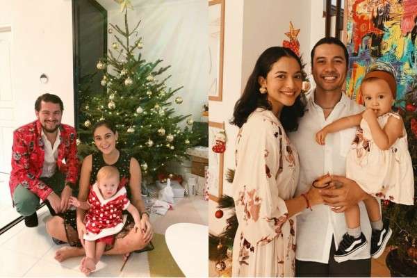 10 Potret Bahagia Keluarga Artis Saat Rayakan Natal, Manis Dan Kompak!