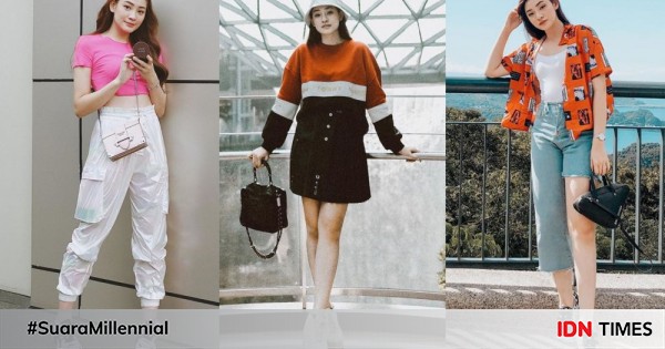 10 ide mix and match outfit casual dengan sneakers ala patricia devina