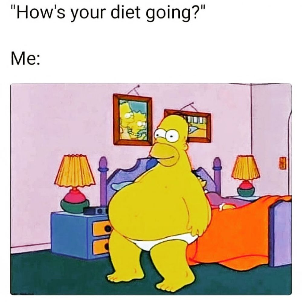 10 Meme Kocak Pejuang Diet Yang Pasti Pernah Banget Kamu Rasakan