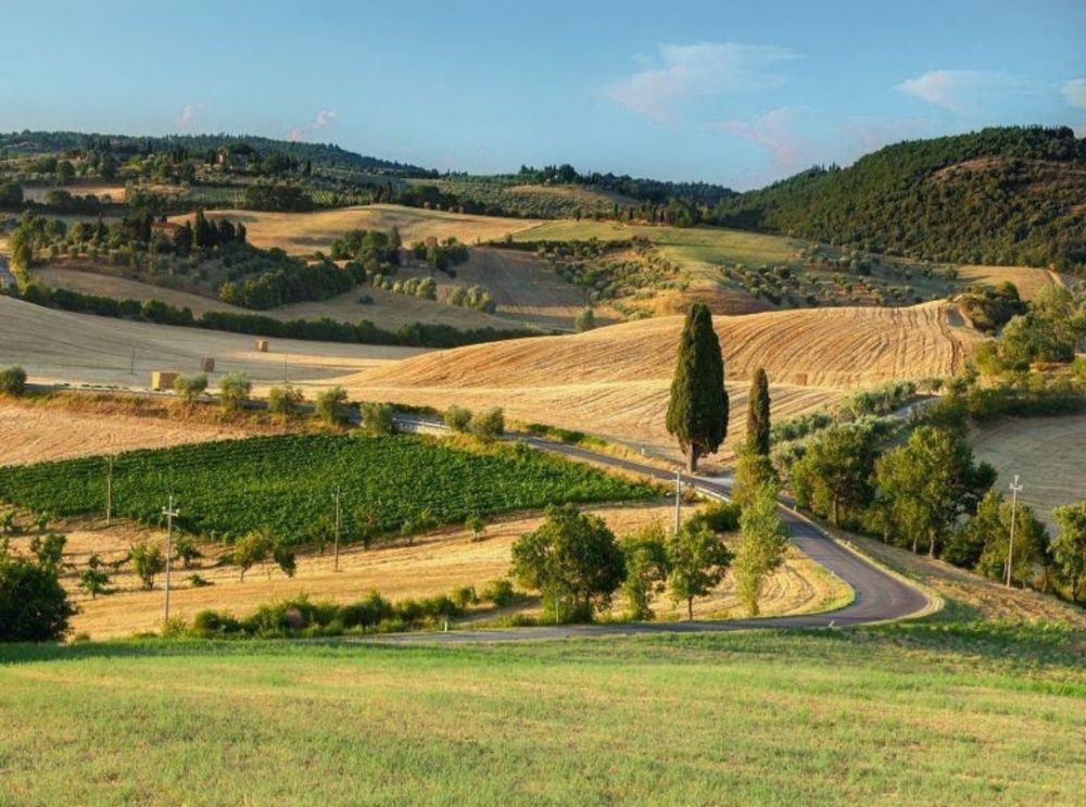 Hasil gambar untuk Val d'Orcia atau Valdorcia yang merupakan sebuah wilayah yang ada di Provinsi Siena, Tuscany, Italia tengah.