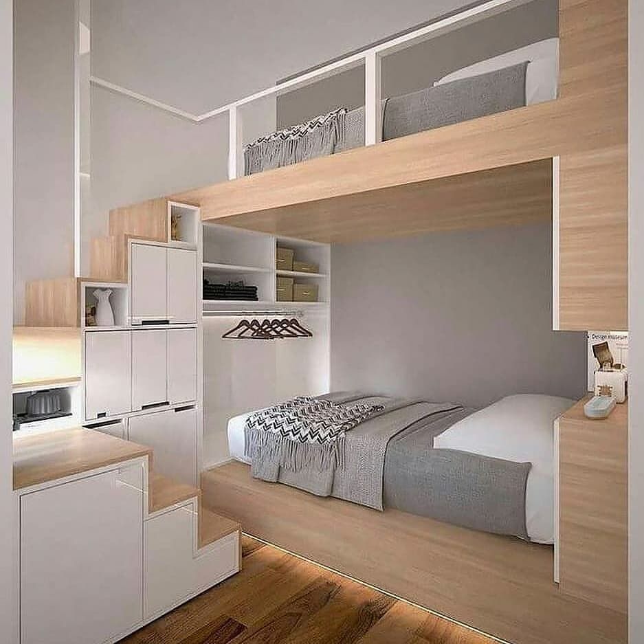 10 Ide Bunk Bed Kekinian & Unik untuk Kamar Mungilmu, Dijamin Nyaman! 