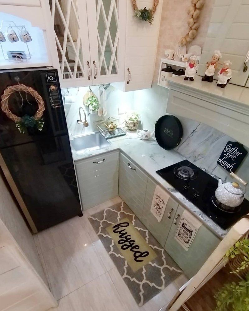 Simpel Tapi Manis, 10 Inspirasi Dapur Minimalis Colorful