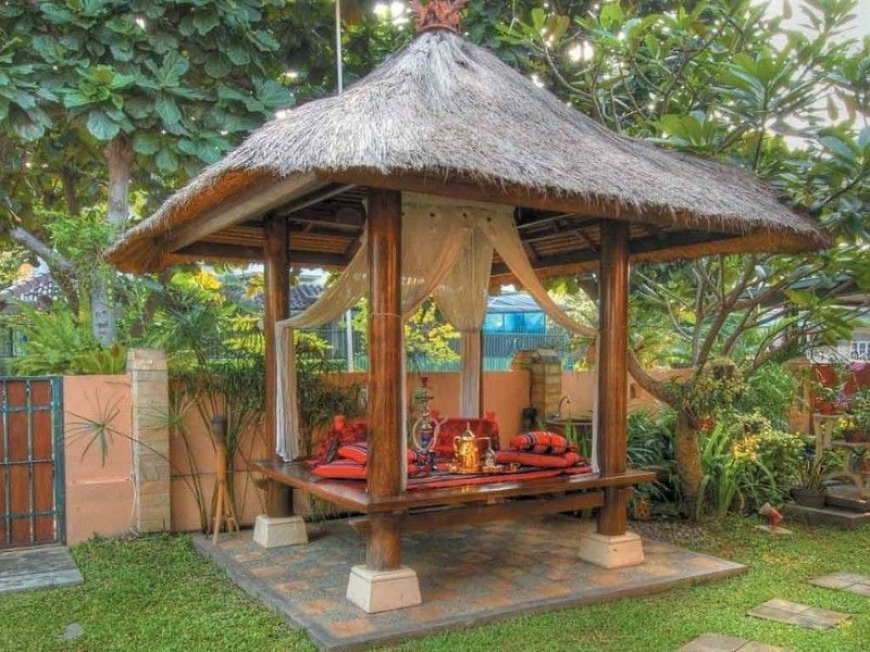 9 Inspirasi Gazebo  Minimalis  Cocok Buat Perindah Taman  di Rumah