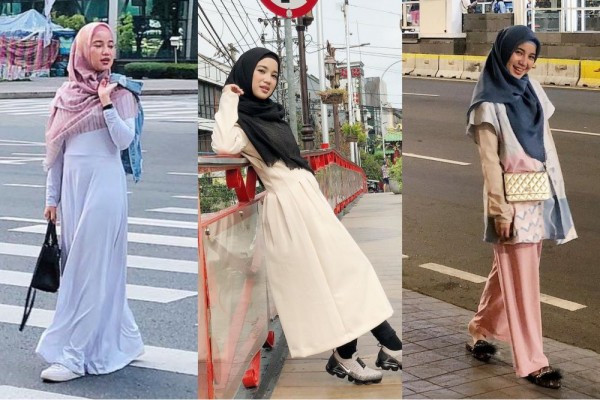 10 Inspirasi Gaya Street Style untuk Hijabers ala Chacha Frederica