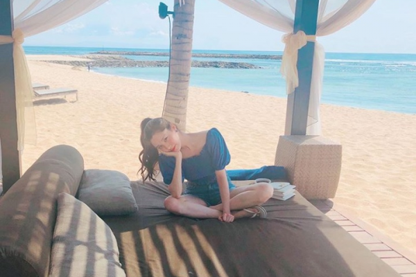 10 Potret Menawan Seo Ju Hyun SNSD Liburan di Bali