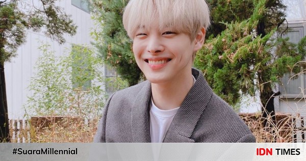 11 potret byungchan victon dengan rambut blonde yang curi perhatian 