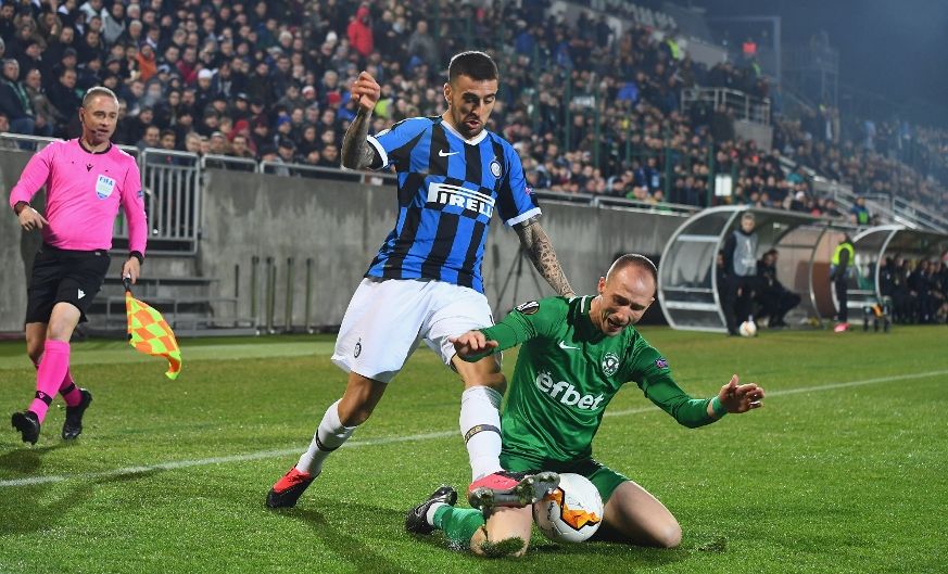Inter Menang 2-0 dari Ludogorets Razgrad di Leg Pertama