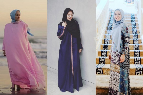 Modis Berkelas 10 Inspirasi Gamis Syar I Ala Sandra Dewi