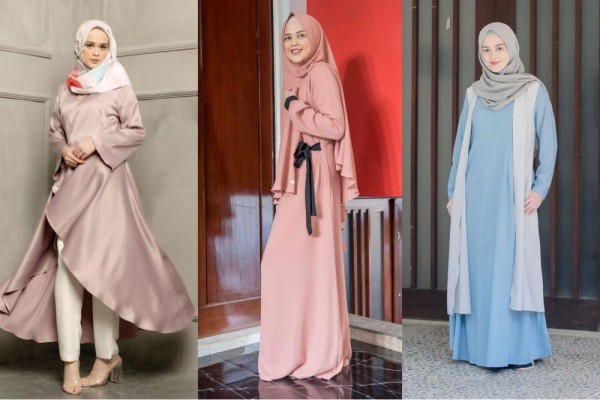 10 Inspirasi OOTD Hijab Pastel ala Cut Ratu Meyriska, Manis & Simple!