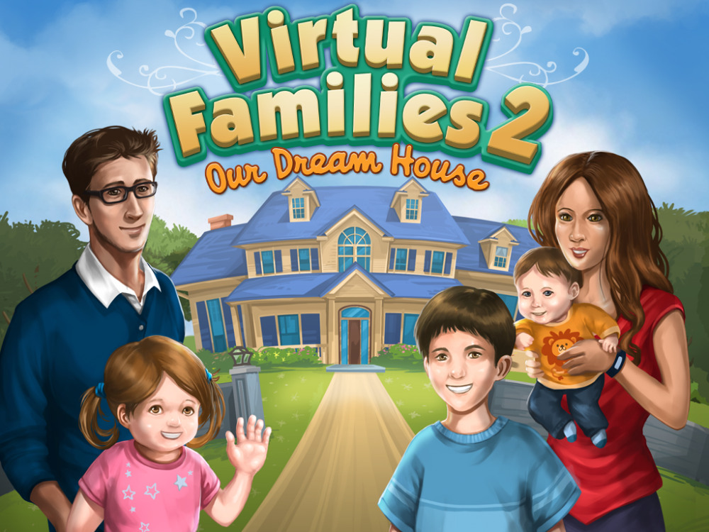 My new family 2. Virtual Families. Virtual Families 2 дом. Игра про семью. Family 2.