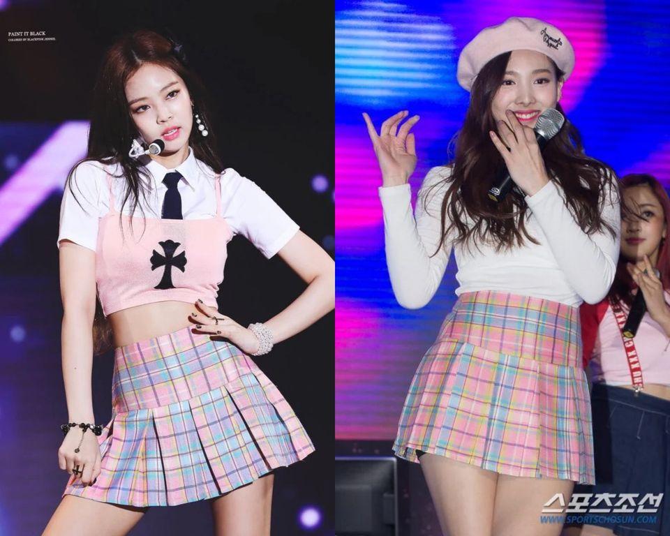 11 Momen Jennie Blackpink Kembaran Outfit Dengan Idol Lain