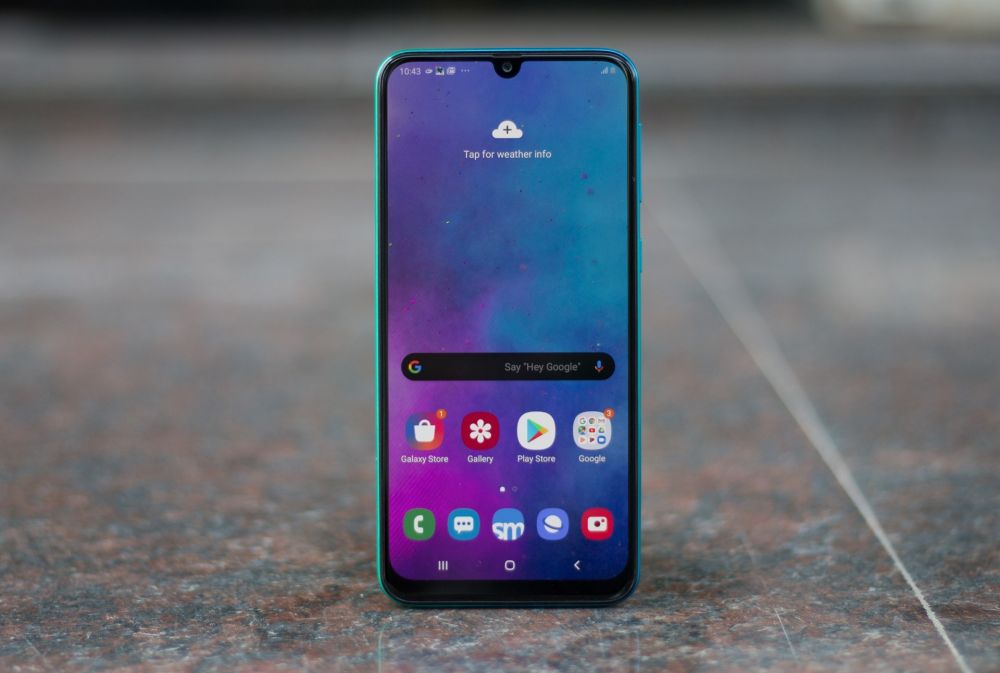 Samsung M30S Layar