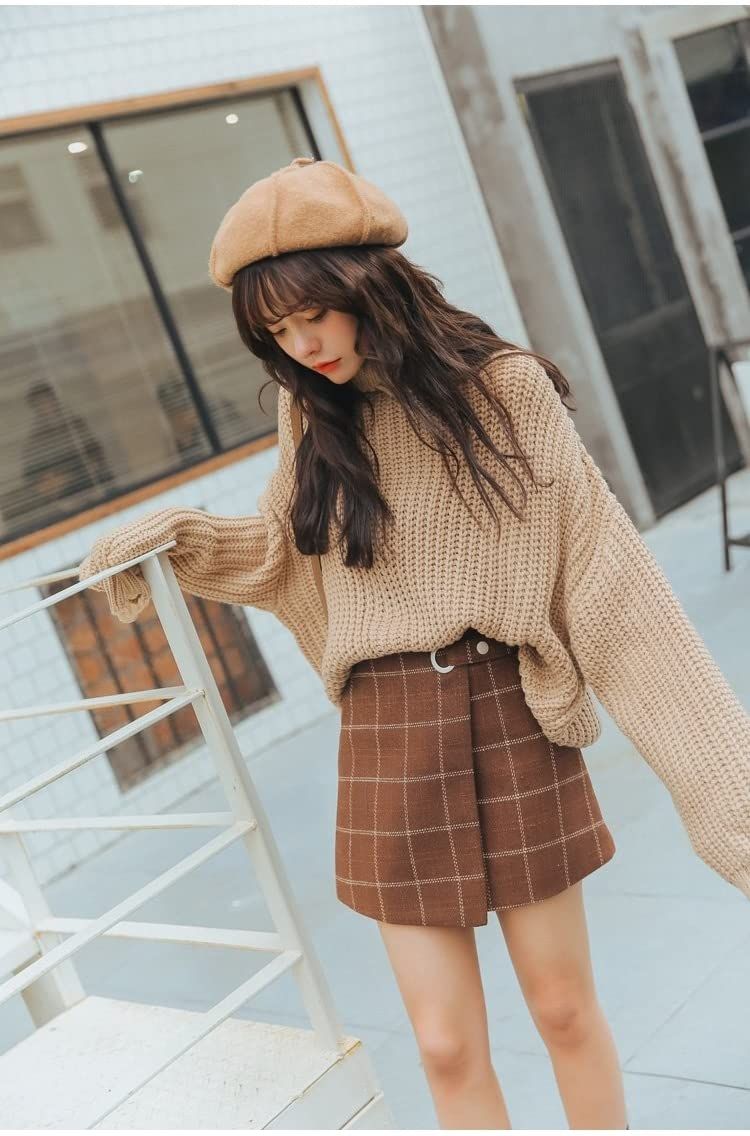 9 OOTD Oversized Sweater ala Cewek Korea Bikin Gayamu 