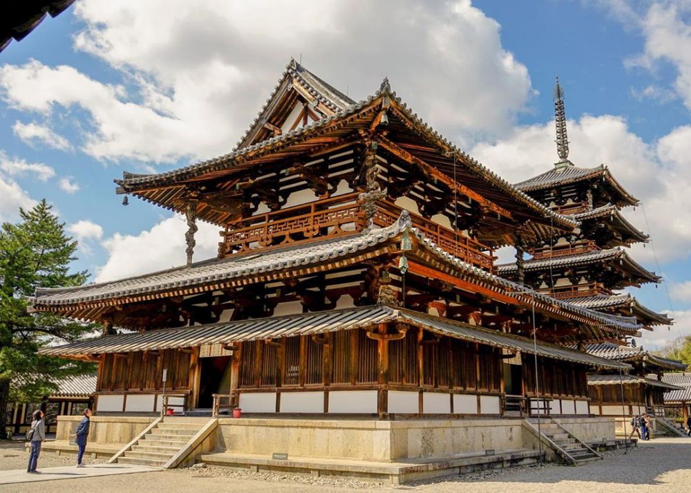 Fakta Menarik Kuil Horyuji di Jepang  Bangunan  Kayu Tertua 