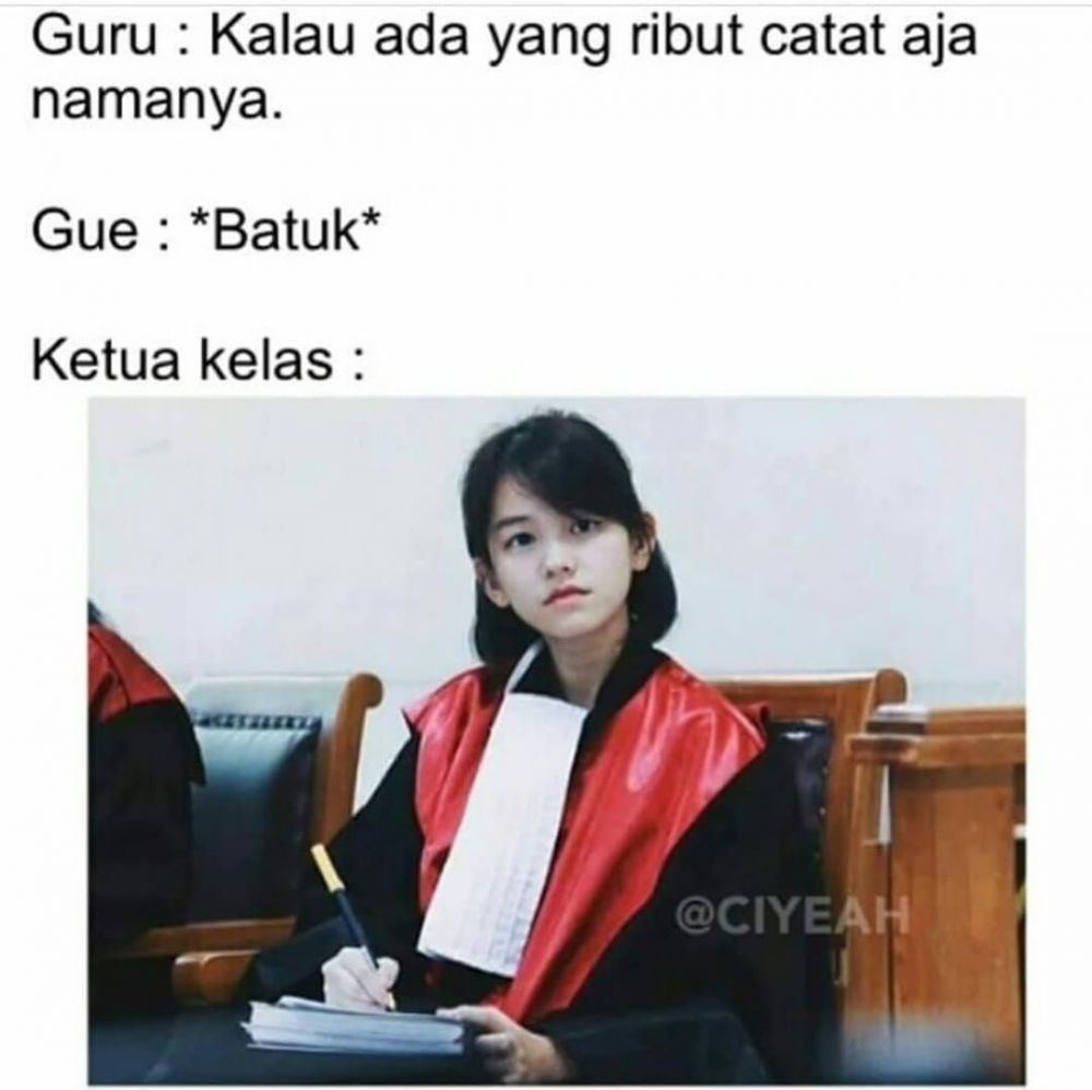 10 Meme Lucu Anak Sekolah