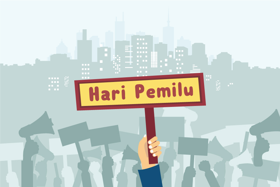 Massa Demo di Balai Kota Makassar Tolak Penggantian RT/RW