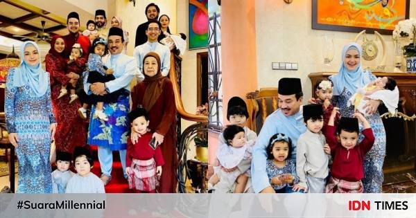 Ramai! 9 Potret Lebaran Siti Nurhaliza Bersama Anggota Keluarga Baru